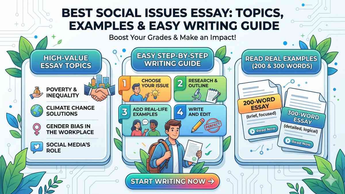 Social Issues Essay: Topics, Examples (200 & 300 Words) + Guide